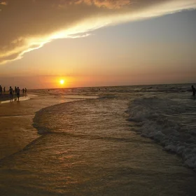 While the Sun goes down