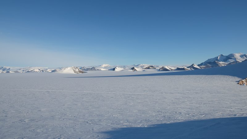 View from Princess Elisabeth station in Antarctica