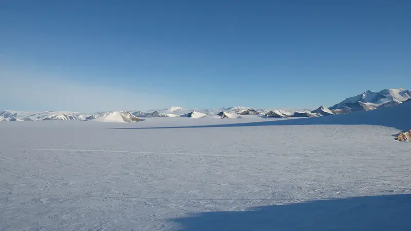 View from Princess Elisabeth station in Antarctica