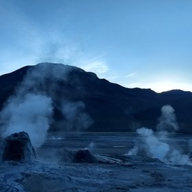 Sunrise @ El Tatio geyser field