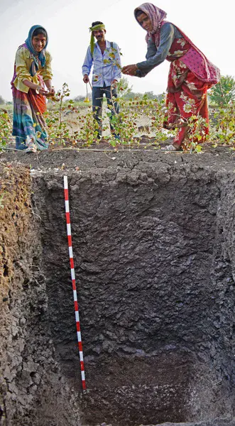 Black cotton soil in rural India