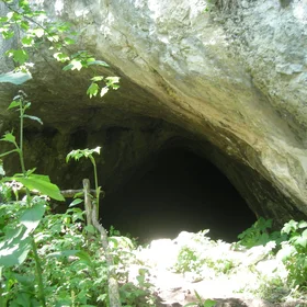entrance to an Ice Cave