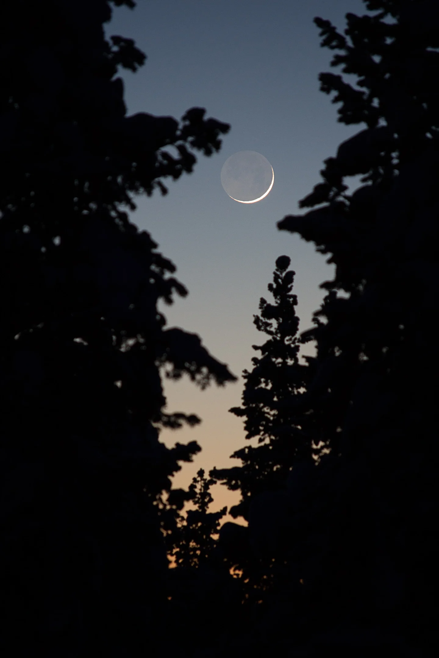 Waxing crescent moon