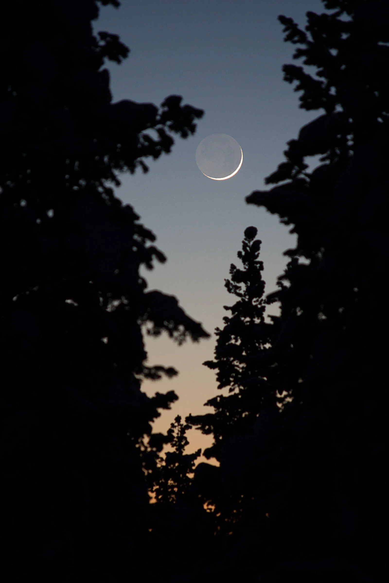Waxing crescent moon