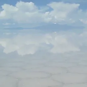 Reflection in the Salar de Uyuni