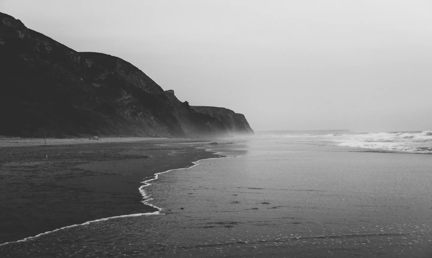 Facing the Atlantic, at Vale Figueiras beach