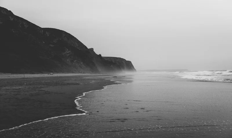 Facing the Atlantic, at Vale Figueiras beach