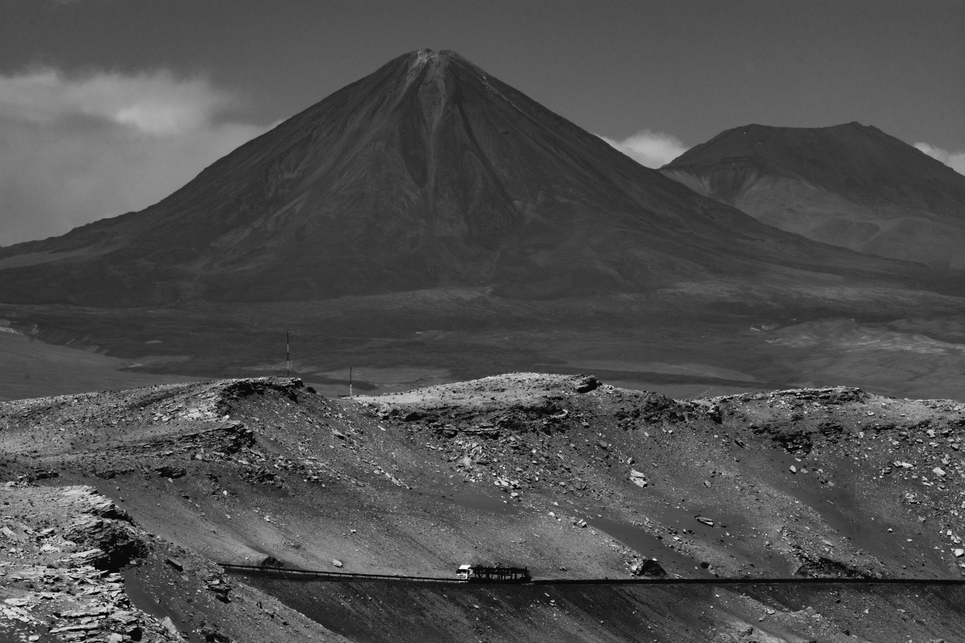 Mighty Licancabur: the sacred volcano of the Atacaman people.