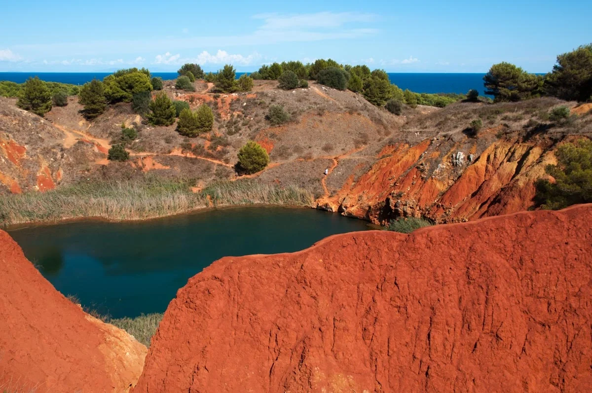 Ex red bauxite quarry