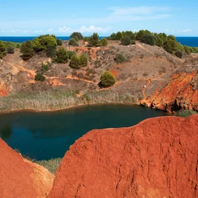 Ex red bauxite quarry
