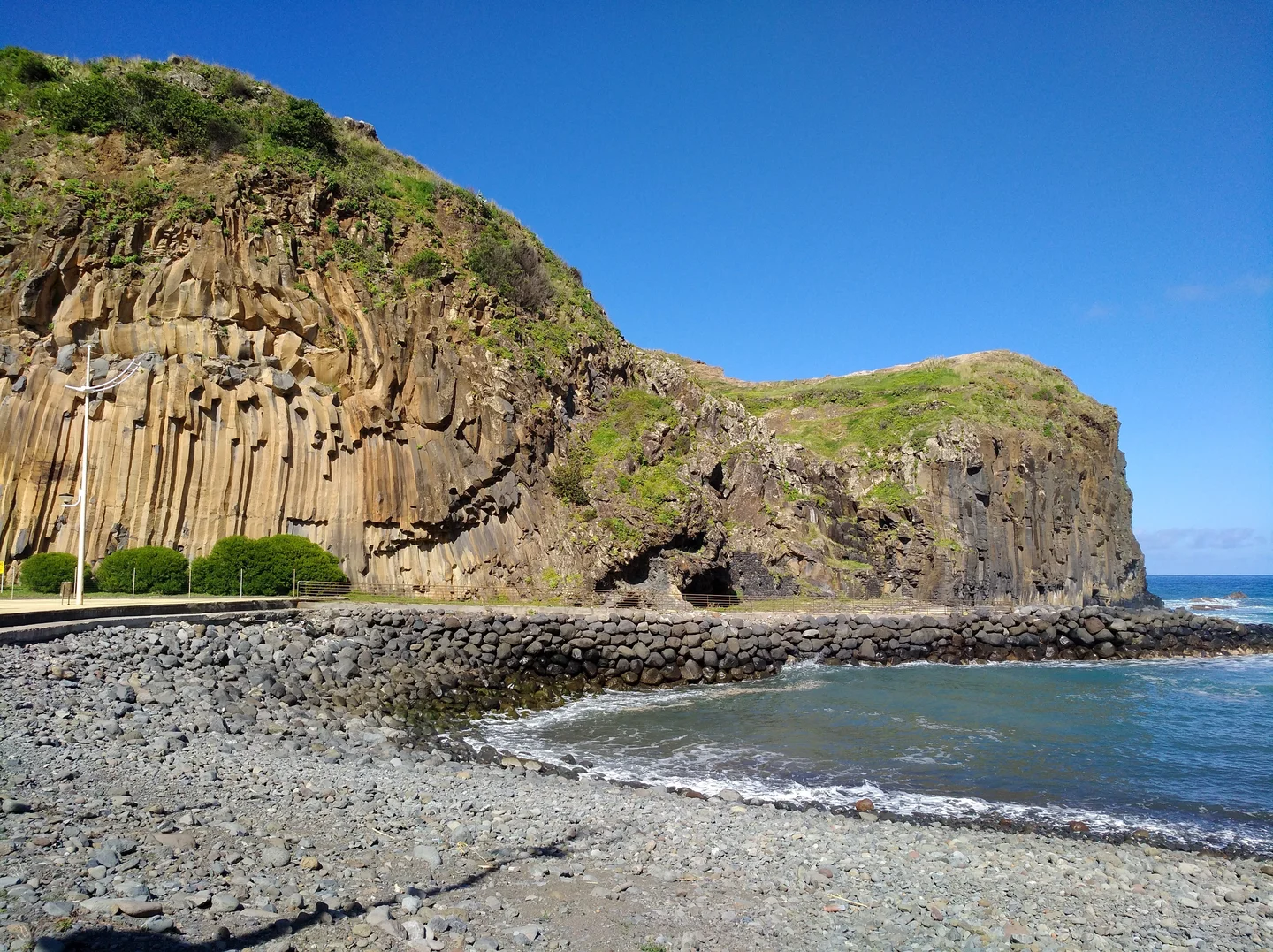 Basaltic flows in Madeira