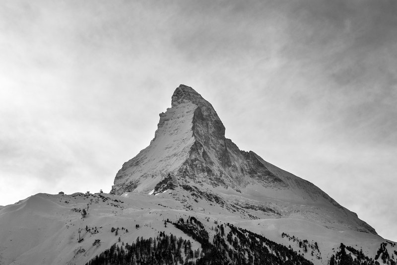 The Matterhorn, Valais, Switzerland.