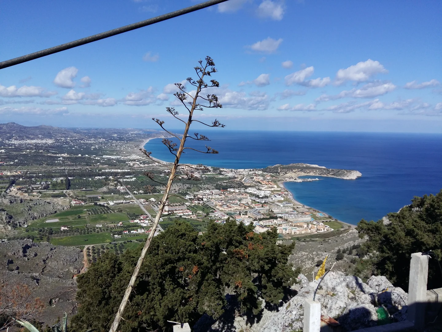 Rhodes Greek spring sea