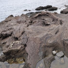 rheomrorphism on ignimbrites, Pantelleria
