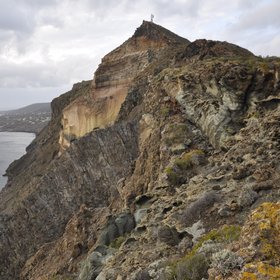 Scauri cliff, on an ancient caldera rim!