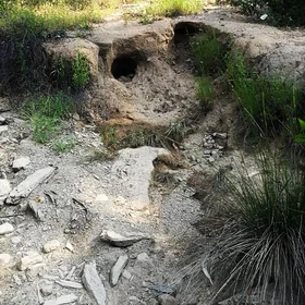La erosión de la fuerza del agua