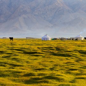Meadow in Tashkurgan, Xinjiang, China