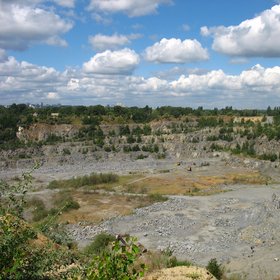 Rybalskyi quarry in Dnipro