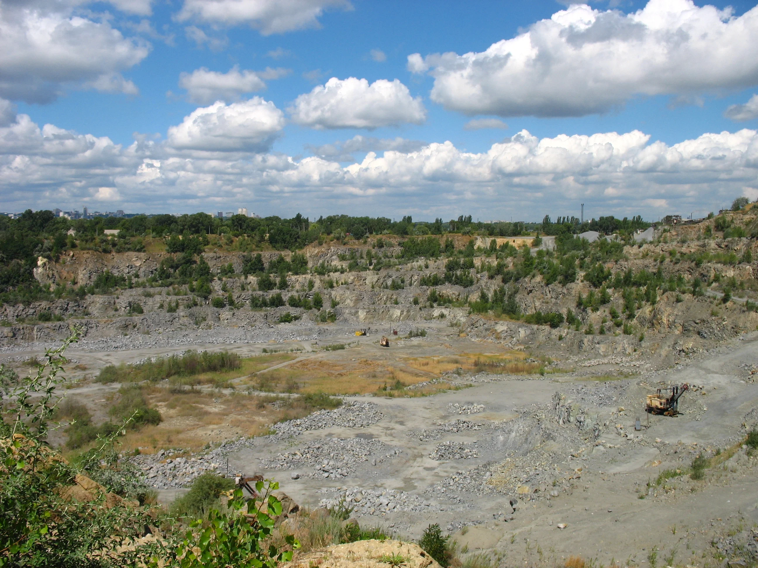 Rybalskyi quarry in Dnipro
