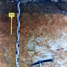 Dystric Lithic Leptosol on greywacke from Cerro Burra, near Santa Bárbara de Casa (Huelva, Spain)