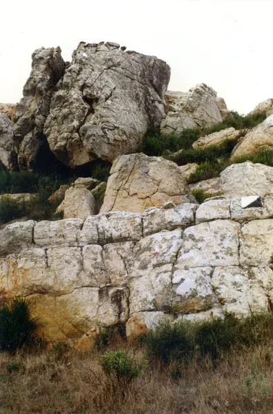 Outcrop of siliceous sandstone