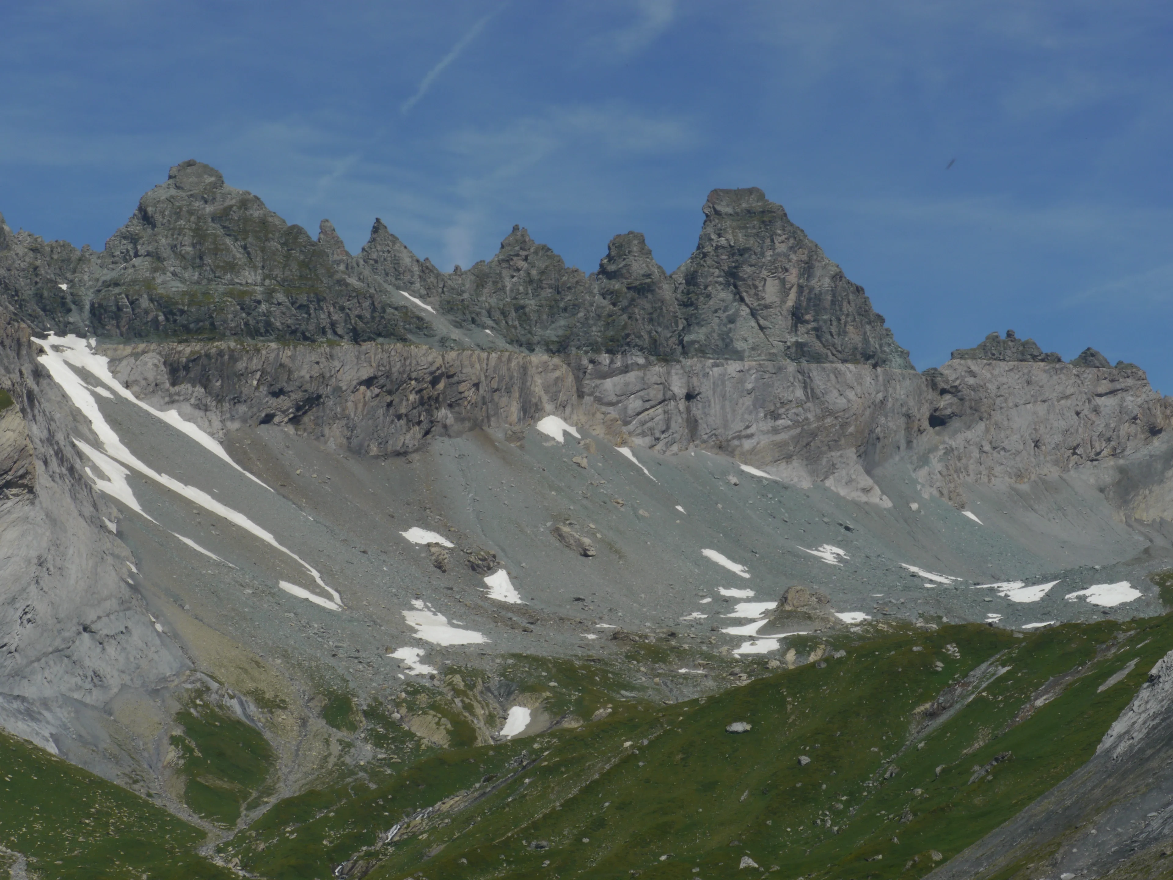 Glarus Thrust and Tschingelhörner viewn from South