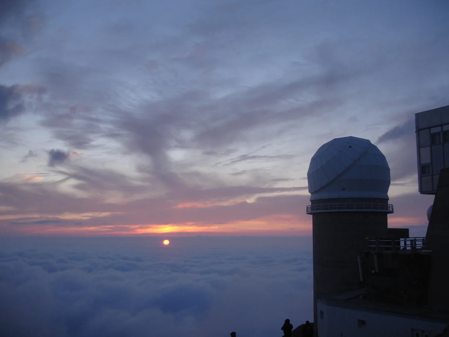 Sunset at pic du Midi de Bigorre