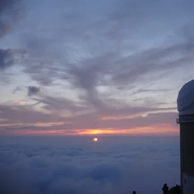 Sunset at pic du Midi de Bigorre