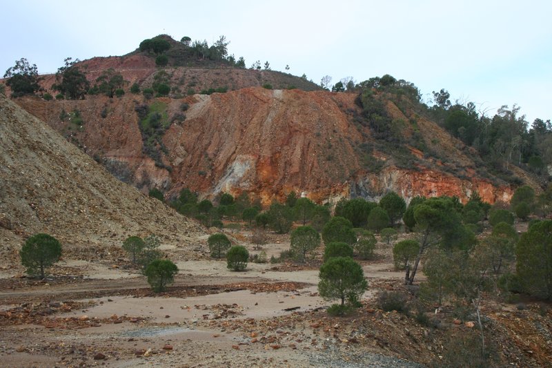 Soil contamination near La Zarza abandoned mine