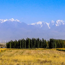 Wind farms in Western China