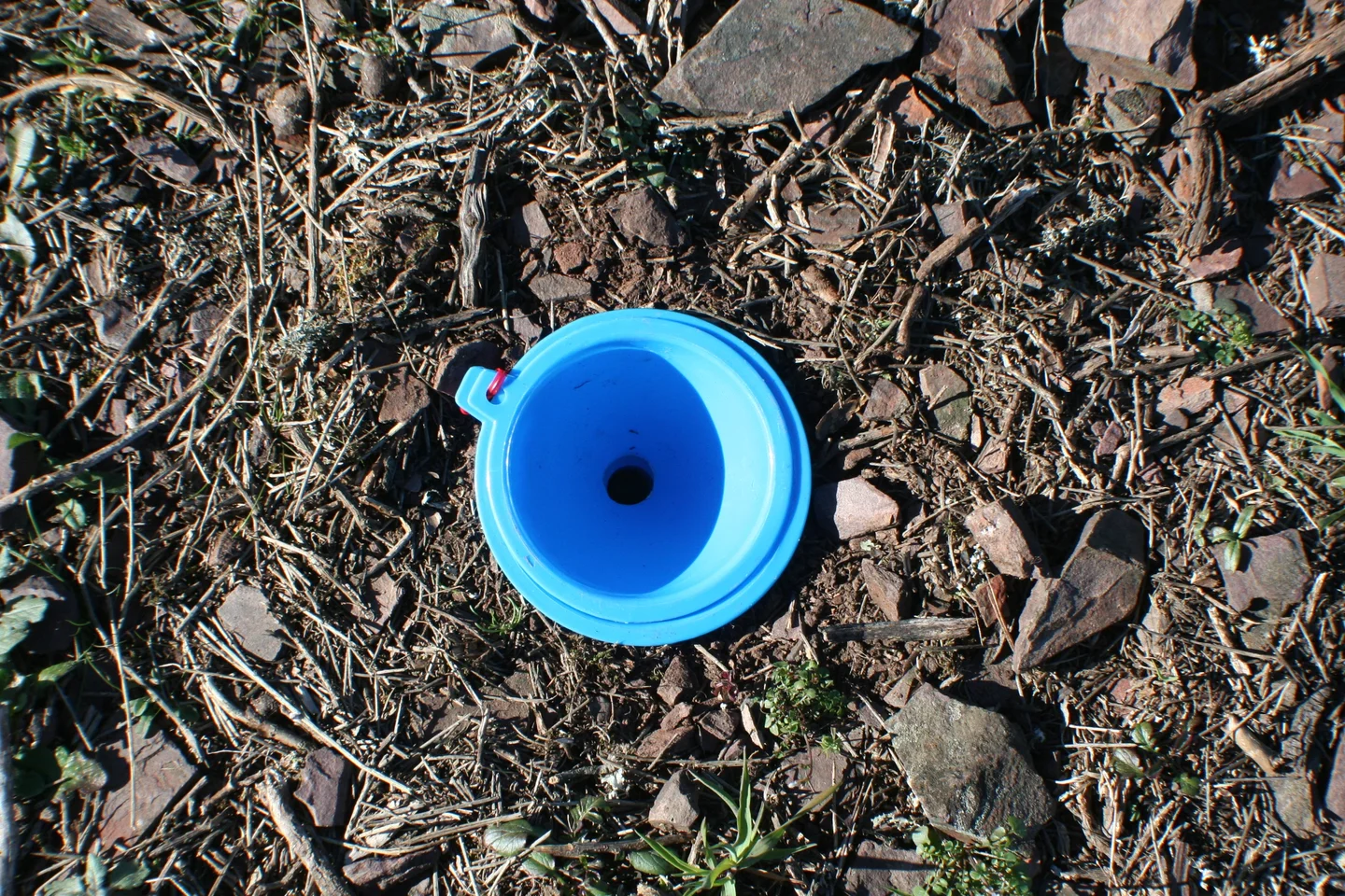 DIY device for measuring splash erosion