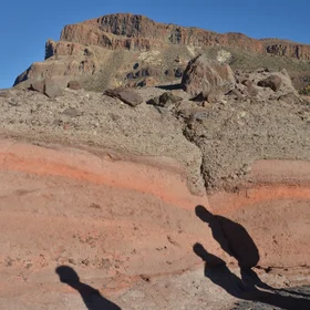 Man casts their shadow on Earth