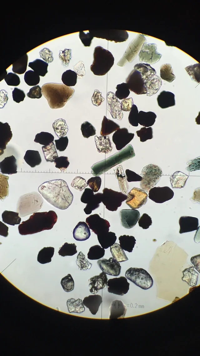 Heavy Minerals from Matmata, Tunisia