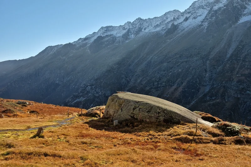Roche mountonnée . .