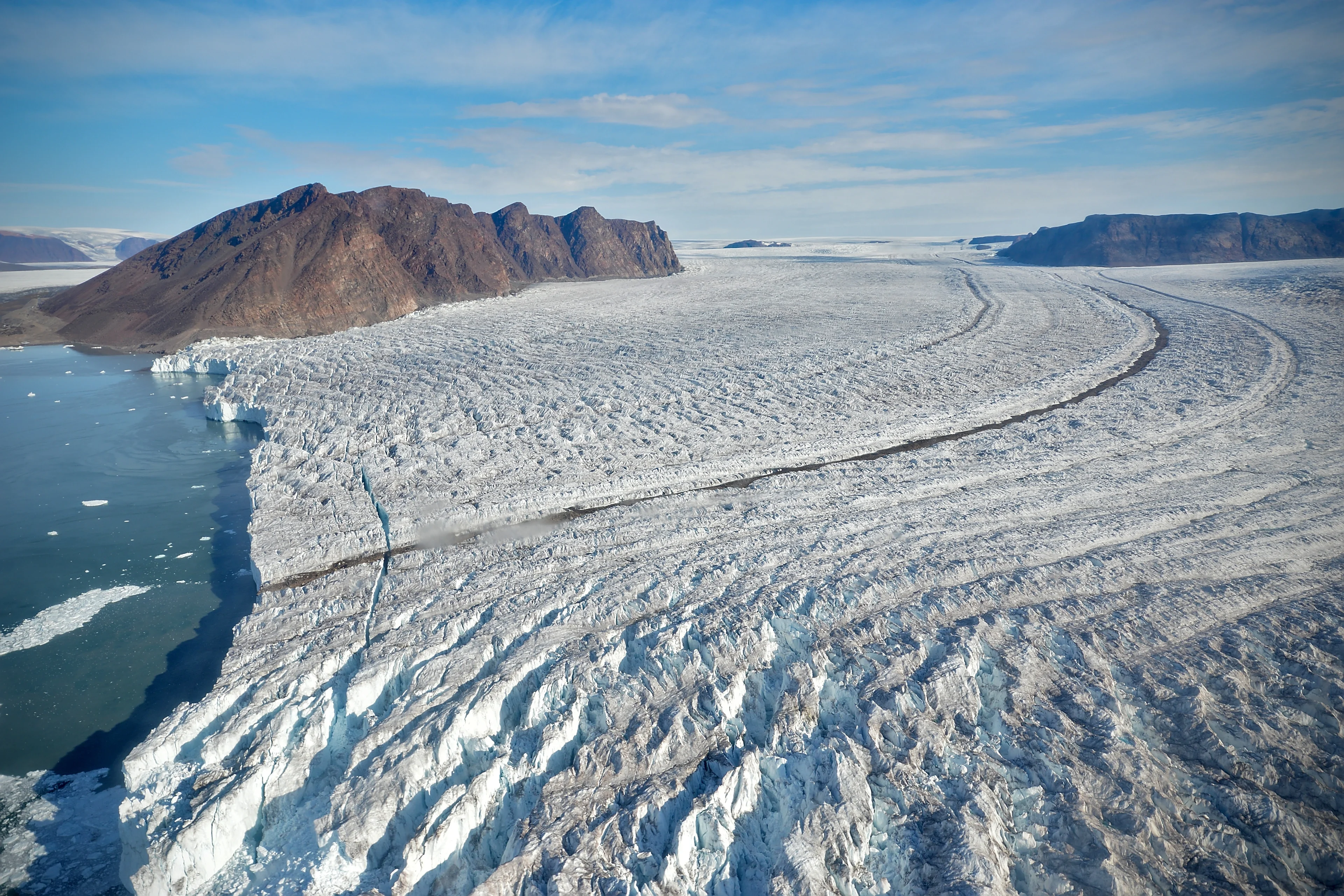 Bowdoin Glacier before calving