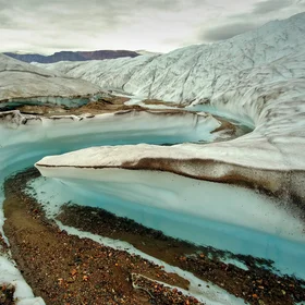A meander in the meltwater valley