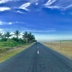 Aitutaki - Cook Islands - Airport road
