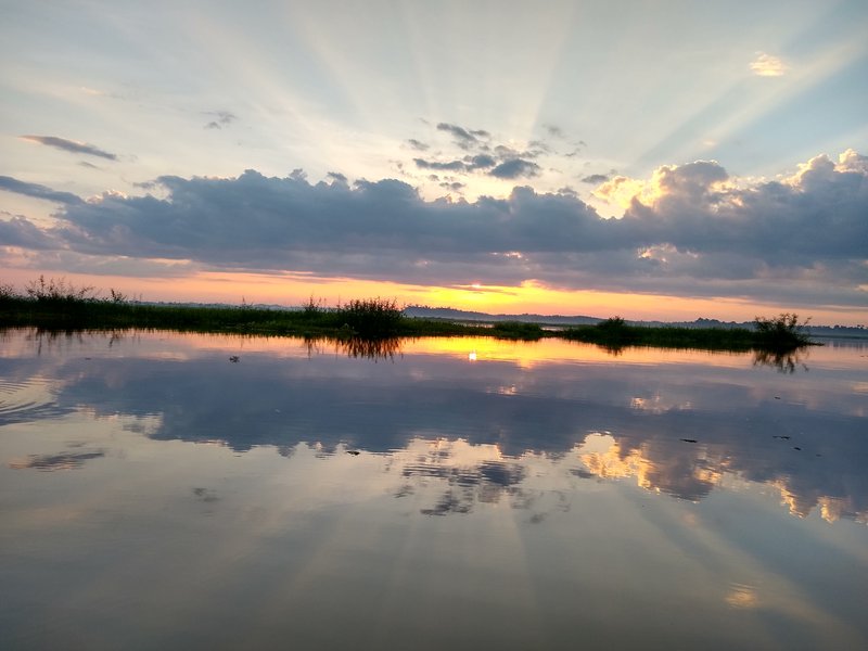 Sunrise in El Llanito swamp