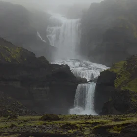 Ófærufoss waterfall in Iceland