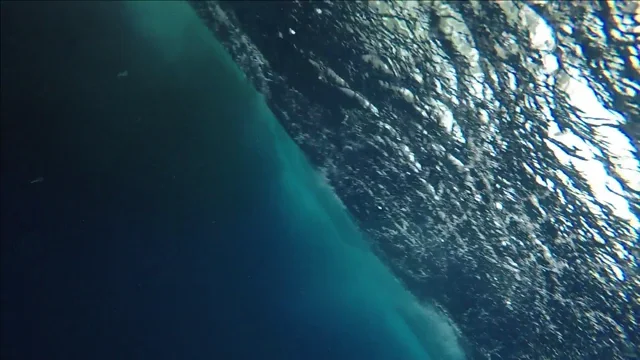 Ocean waves as the fish see it!