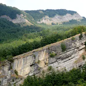 Hard climb to a chapel