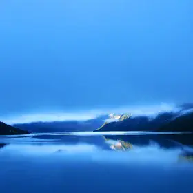 Lost in the blue ...