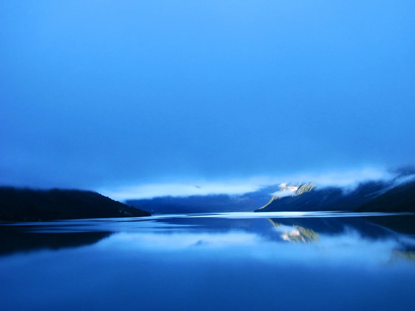 Lost in the blue ...