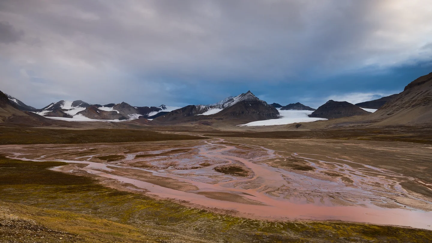 Bayelva river in the Arctic