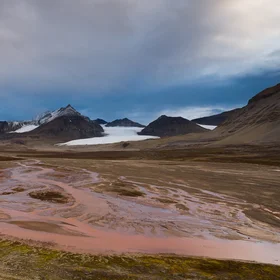 Bayelva river in the Arctic