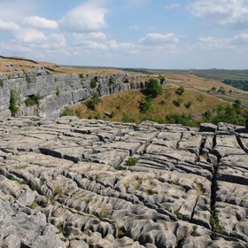 Malham Cove - formed by ice and water