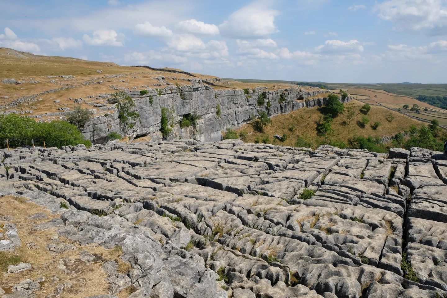 Malham Cove - formed by ice and water