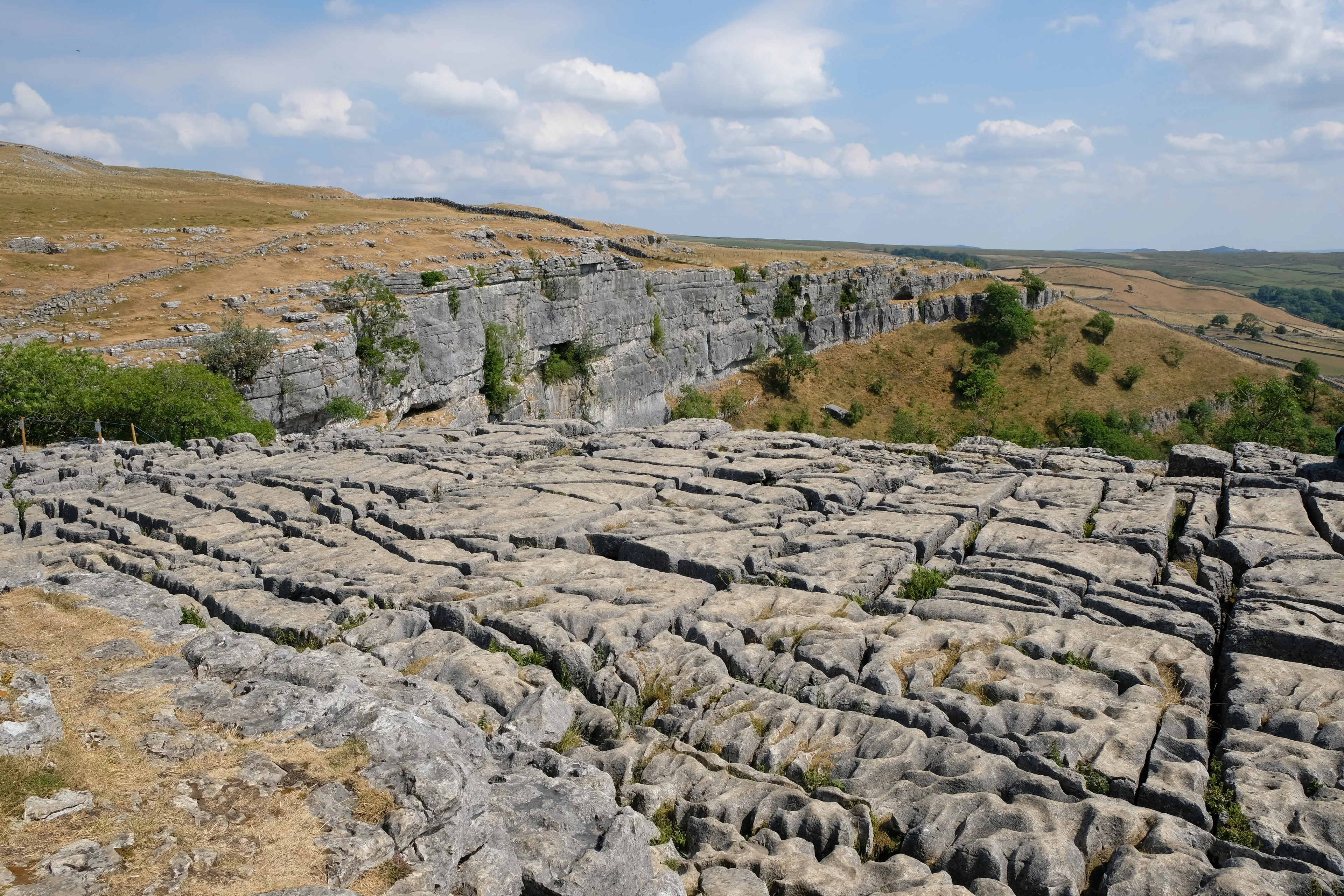 Malham Cove - formed by ice and water