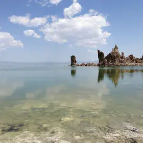 Tufa towers at Mono Lake