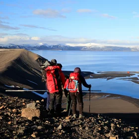 Overlooking the Caldera